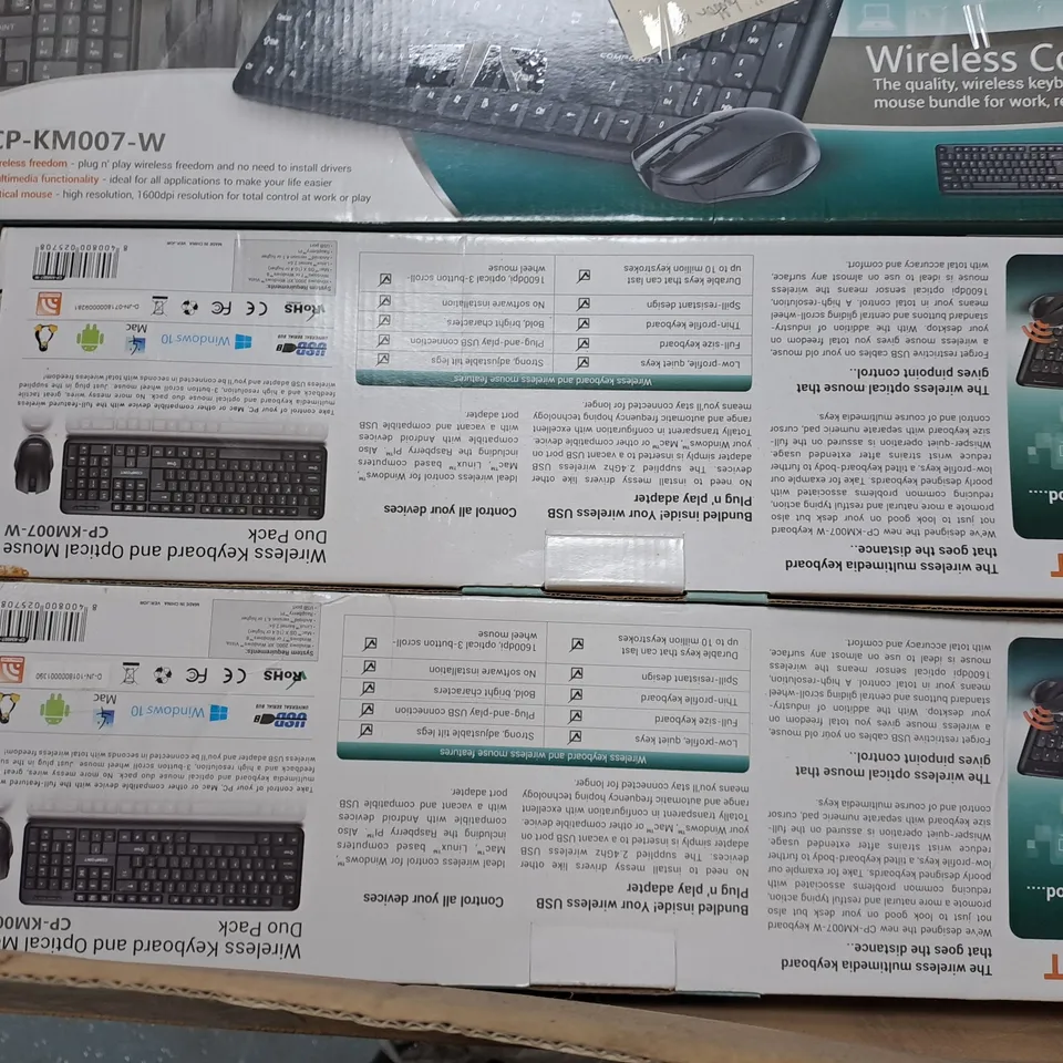 APPROXIMATELY 18 BOXED COMPOINT WIRELESS COMBOS - COLLECTION ONLY