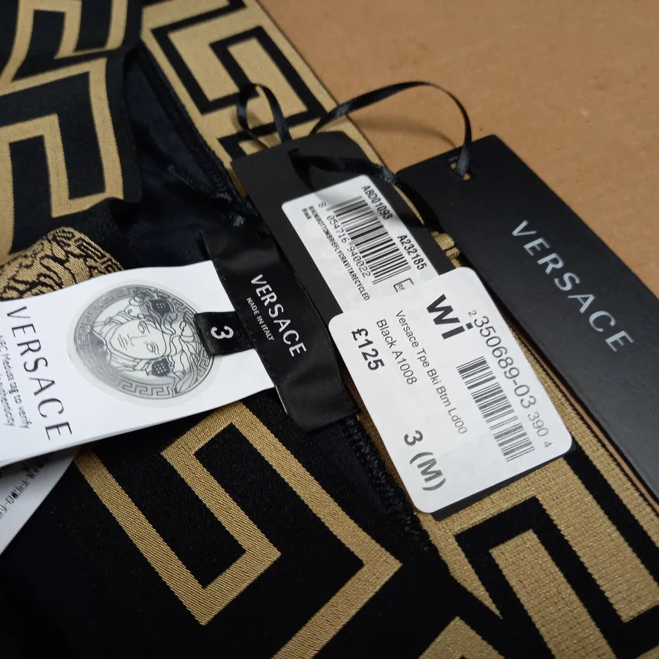 VERSACE TAPE BIKINI BOTTOMS - 3(M)