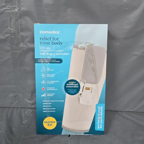 BOXED HOMEDICS MODULAIR COMPRESSION SYSTEM KNEE WRAP + CONTROLLER
