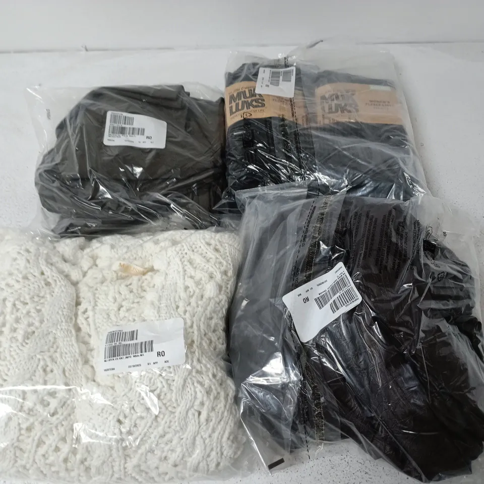 APPROXIMATELY 15 ASSORTED CLOTHING ITEMS IN VARIOUS SIZES, STYLES & COLOURS TO INCLUDE BRANDS SUCH AS MALISSA J, HELENE BERMAN, KIM&CO, ETC - COLLECTION ONLY