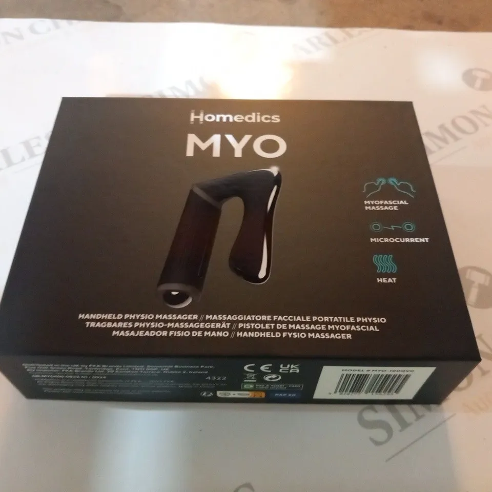 BOXED HOMEDICS MYO HANDHELD PHYSIO MASSAGER 