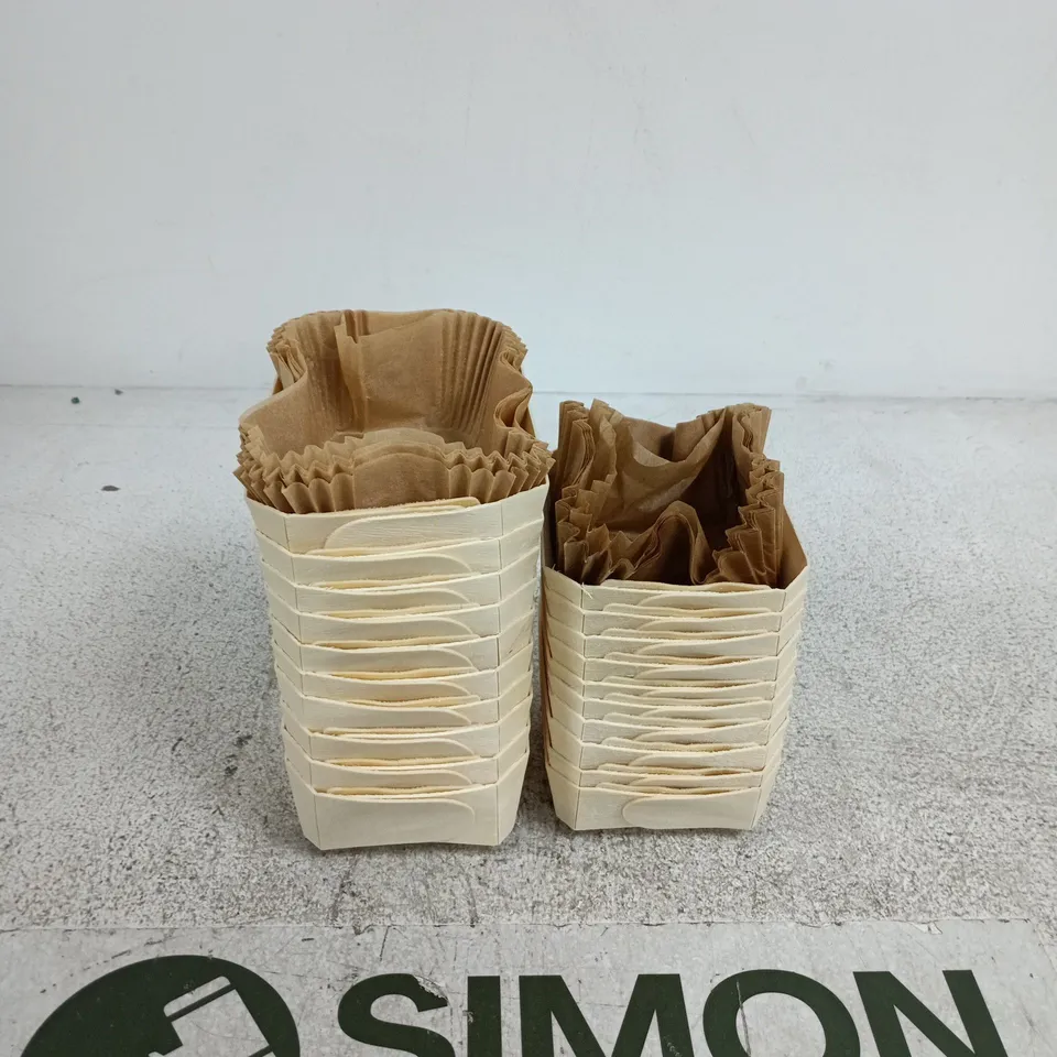 PANIBOIS BIODEGRADABLE BAKING MOULDS – 2 SIZES (BIG & SMALL), MADE IN FRANCE