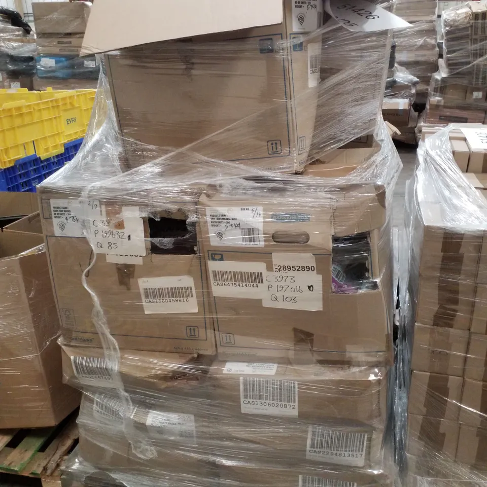 PALLET CONTAINING LARGE QUANTITY OF ASSORTED FACE MASKS 