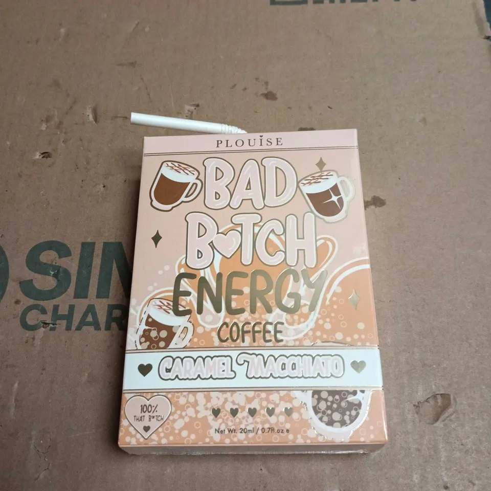 PLOUISE BAD BITCH ENERGY CARAMAL MACCHIATO 20ML BOXED