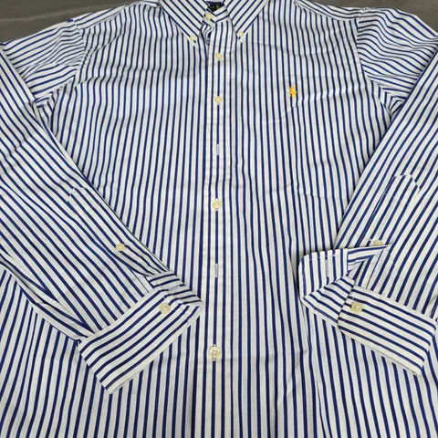 POLO RALPH LAUREN PIN STRIPE SHIRT - SIZE LARGE