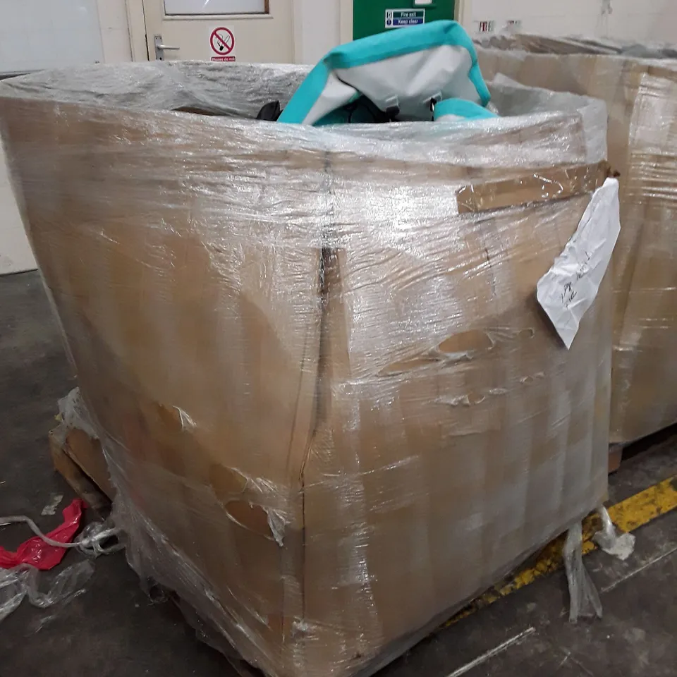 PALLET CONTAINING ASSORTED INFLATABLE KAYAKS AND ACCESSORIES 