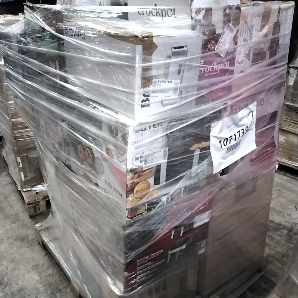 PALLET OF APPROXIMATELY 28 UNPROCESSED RAW RETURN HOUSEHOLD AND ELECTRICAL GOODS TO INCLUDE;