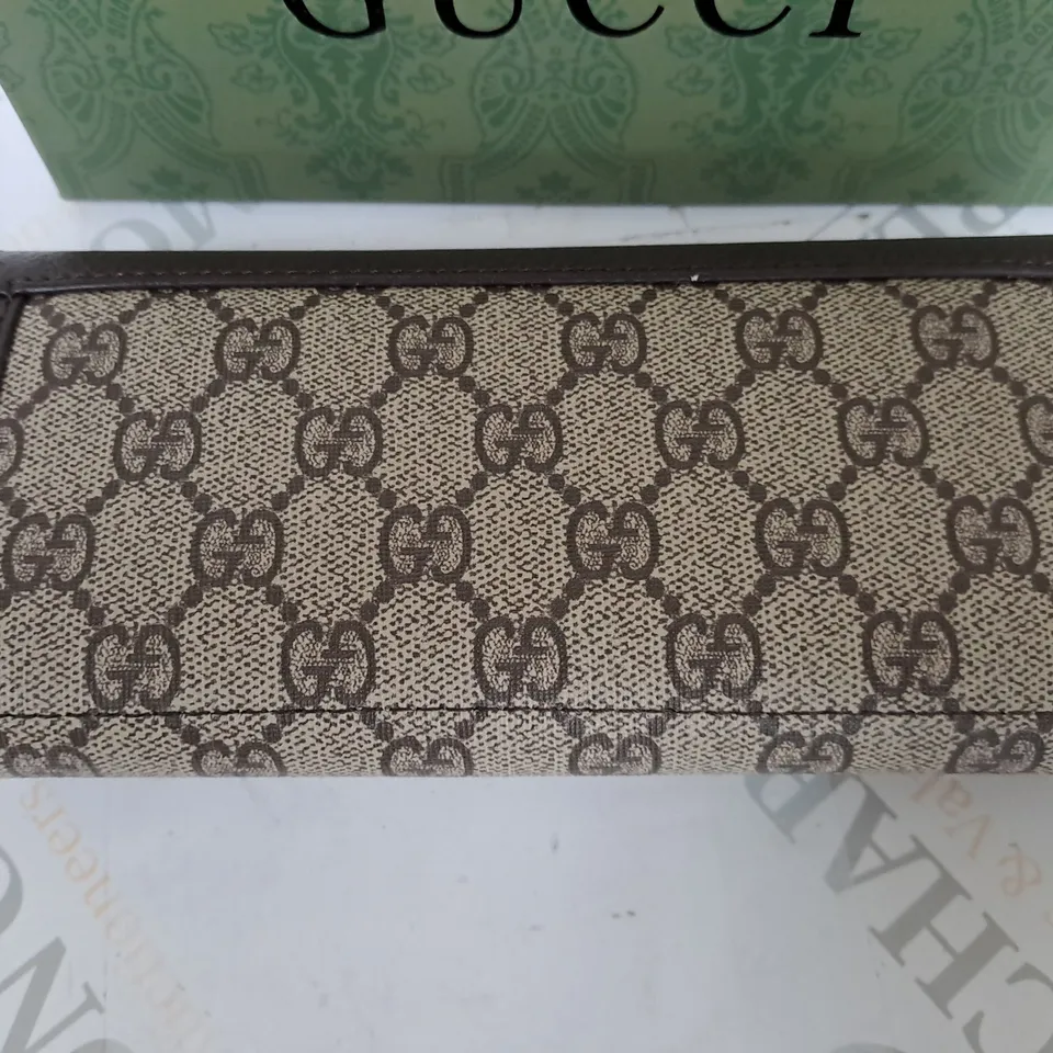 BOXED GUCCI BROWN PURSE