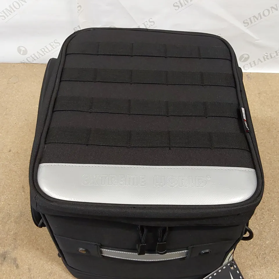 BOXED BRAND NEW EXTREME WORLD MOTORCYCLE BAG - BLACK (1 BOX)