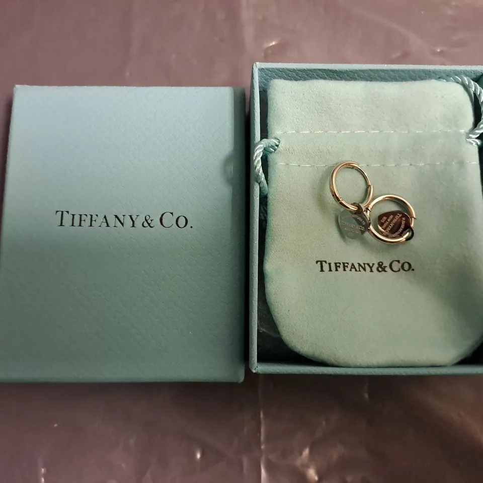 BOXED TIFFANY & CO CLIP EAR RINGS 925 SILVER 