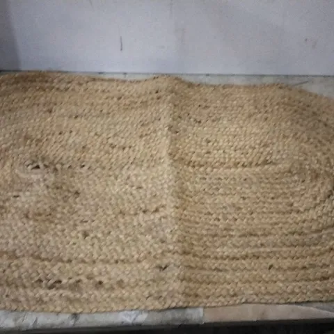 BAGGED BUSCHER HANDWOVEN BEIGE RUG 