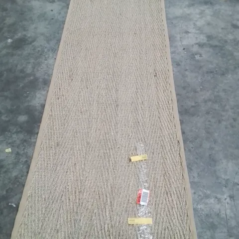 EMMALINE SOLID COLOUR HAND WOVEN AREA RUG APPROXIMATELY 240X75CM