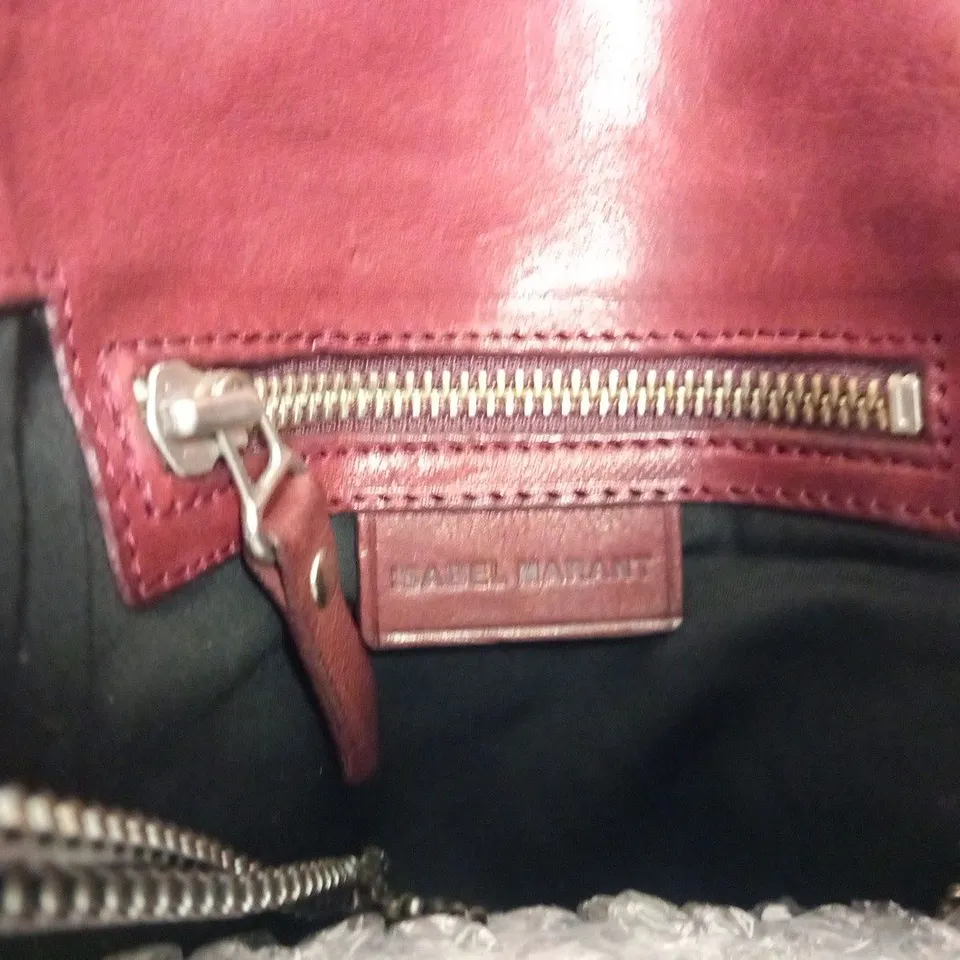 ISABEL MARANT BORDEAUX CLUTCH BAG