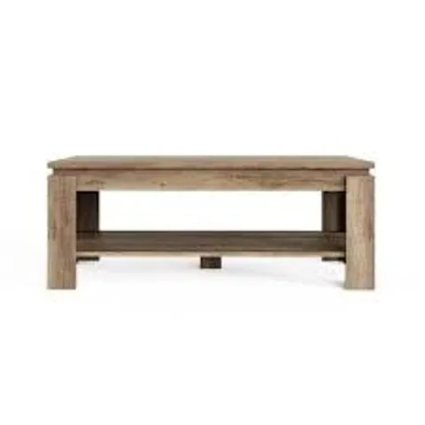 BOXED DUNELM CANYON COFFEE TABLE, OAK (1 BOX)