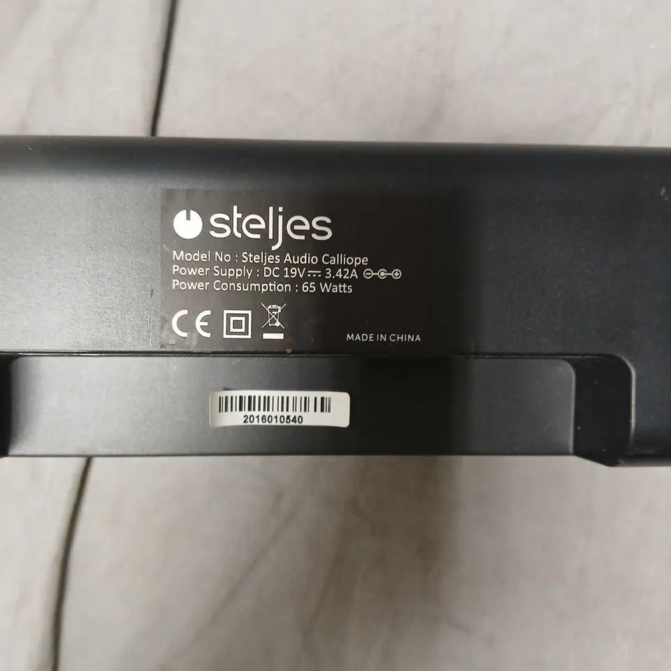 STELJES AUDIO CALLIOPE SOUNDBAR – BLACK 