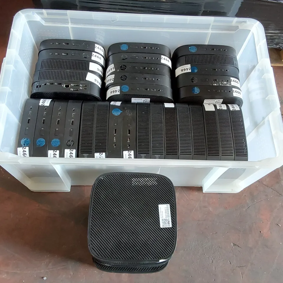 BOX OF APPROXIMATELY 37X HP T530 THIN CLIENTS (1 BOX)