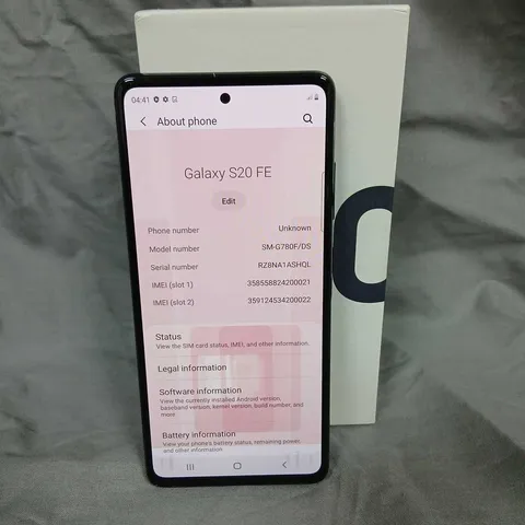 SAMSUNG GALAXY S20 FE 5G – SM-G780F/DS – BLUE