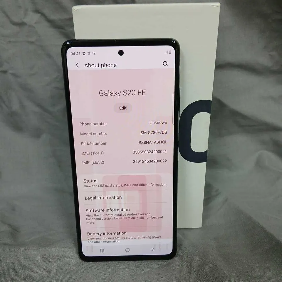 SAMSUNG GALAXY S20 FE 5G – SM-G780F/DS – BLUE