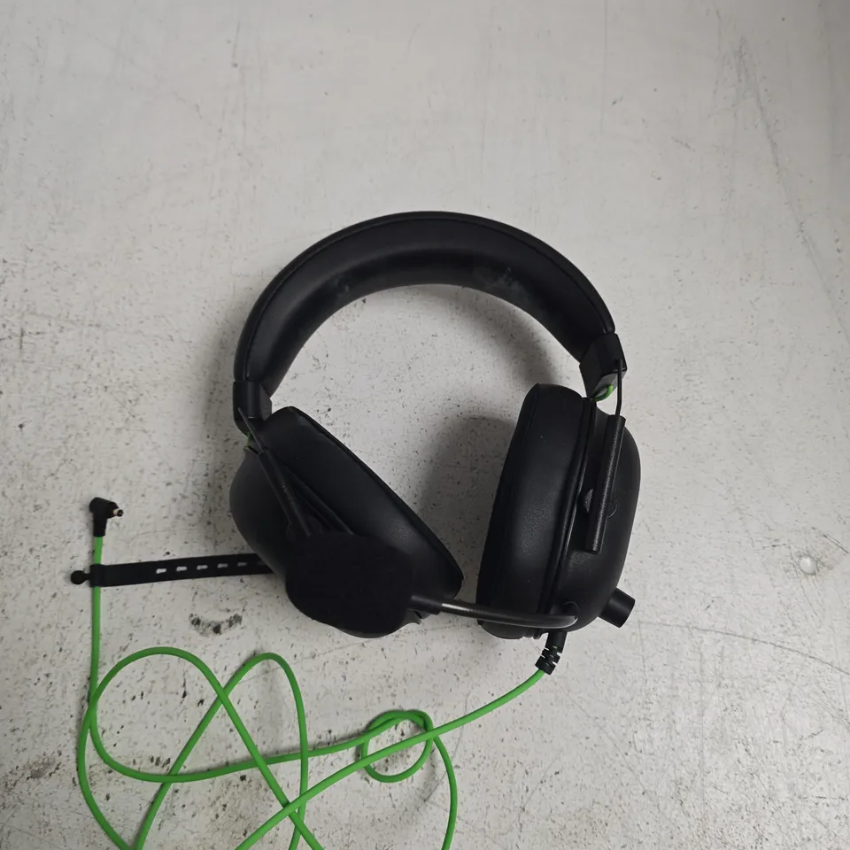 RAZER BLACKSHARK V2 X GAMING HEADSET – GREEN CABLE, WIRED