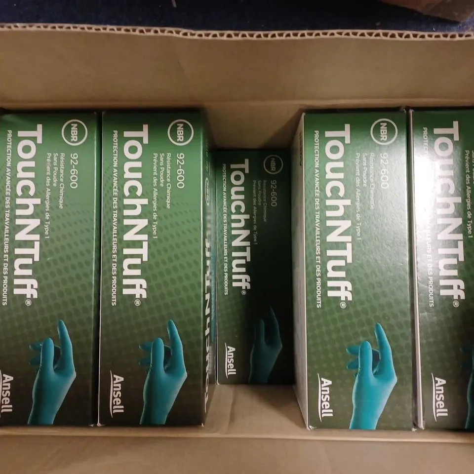 APPROX 10 BOXES OF TOUCHNTUFF CHEMICAL RESISTANT GLOVES