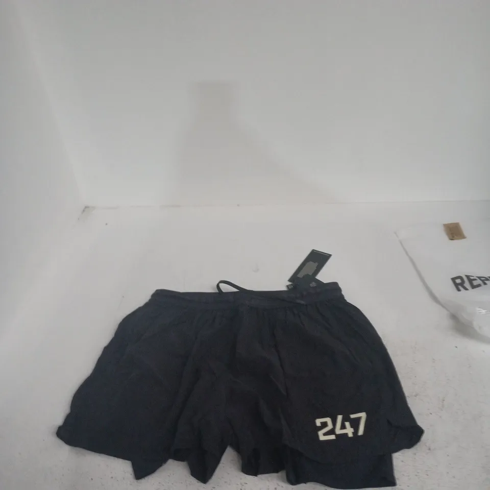 REPRESENT 247 TRAIL SHORT – BLACK – SIZE L