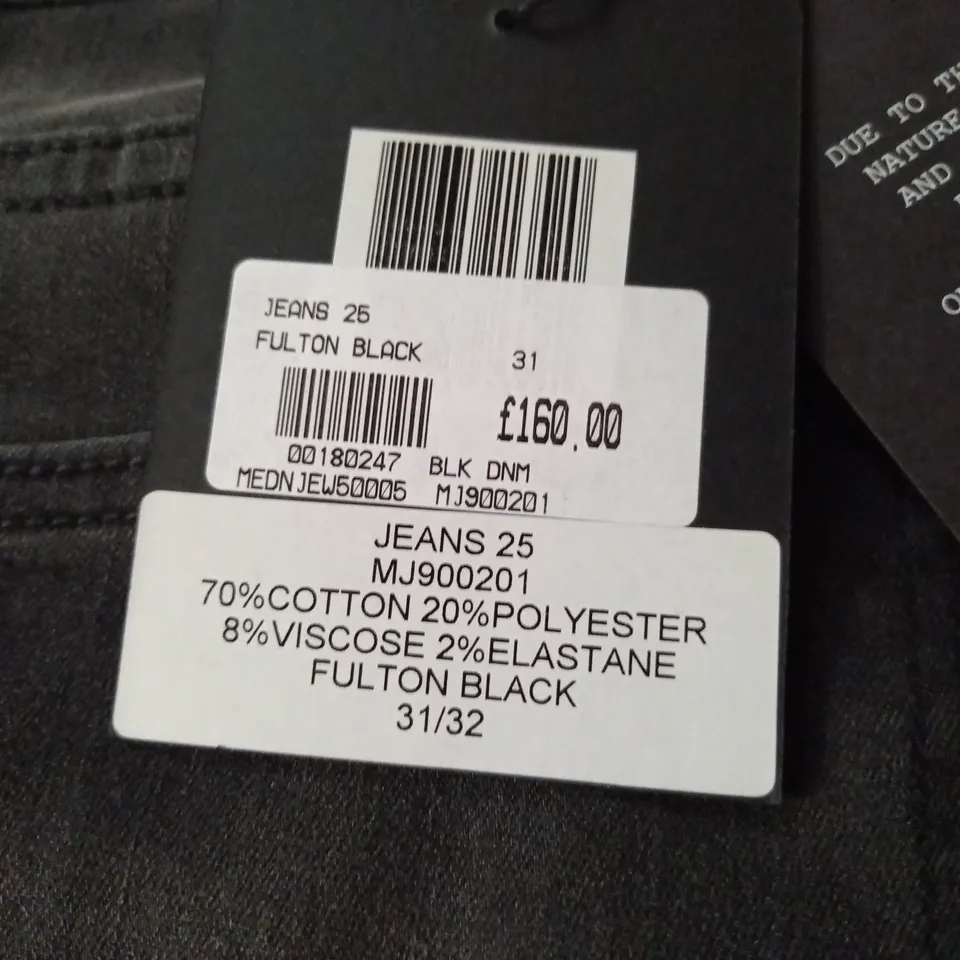 BRAND NEW BLK DNM JEANS IN FULTON BLACK - 31X32