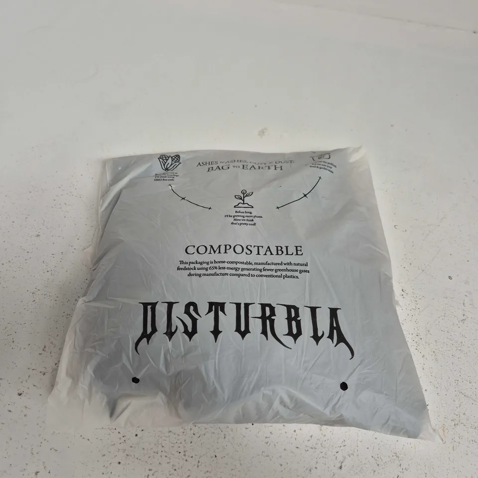 DISTURBIA CYBELE EMBROIDERED FRONT CORSET BODICE MIDI DRESS – UK 20