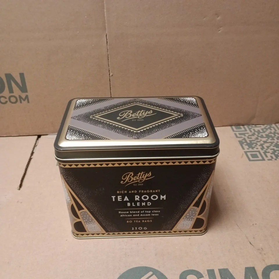BETTYS TEA ROOM BLEND TEA TIN, 250G (80 TEA BAGS) - BB 6/26