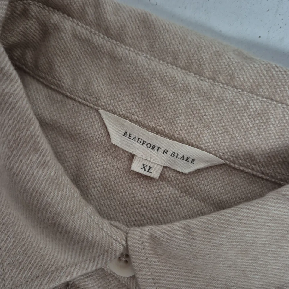 BEAUFORT & BLAKE OAT POPOVER SHIRT – XL