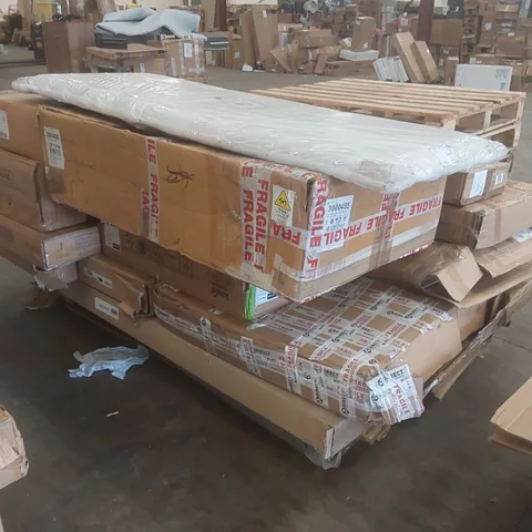 PALLET CONTAINING A LARGE QUANTITY OF ASSORTED FURNITURE PARTS ECT