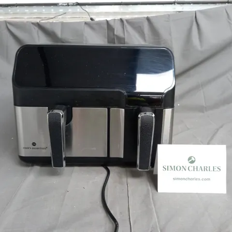 COOK'S ESSENTIALS 7.7L DUAL AIR FRYER