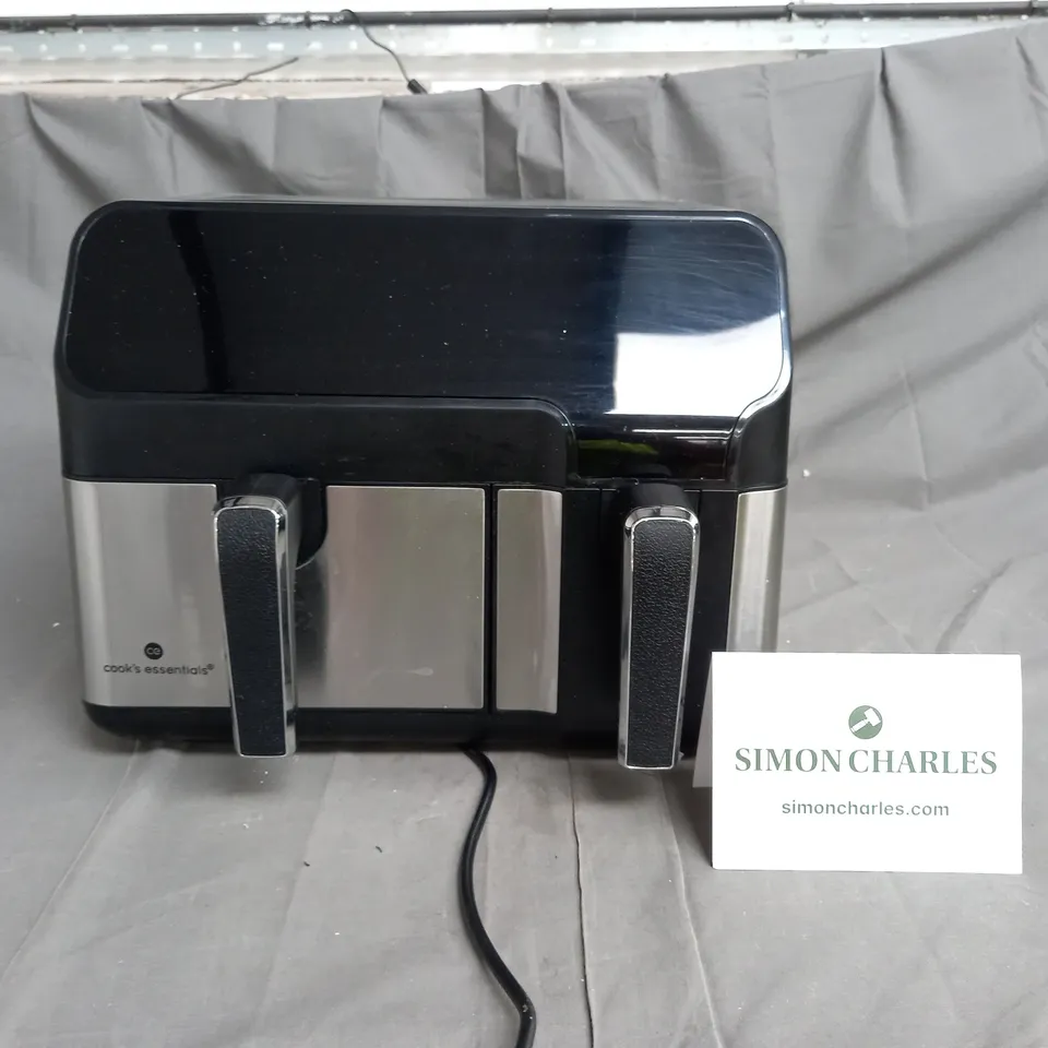 COOK'S ESSENTIALS 7.7L DUAL AIR FRYER