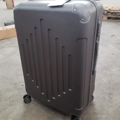 BOXED FCH 3PC HARD SHELL TRAVEL SUITCASES - GREY