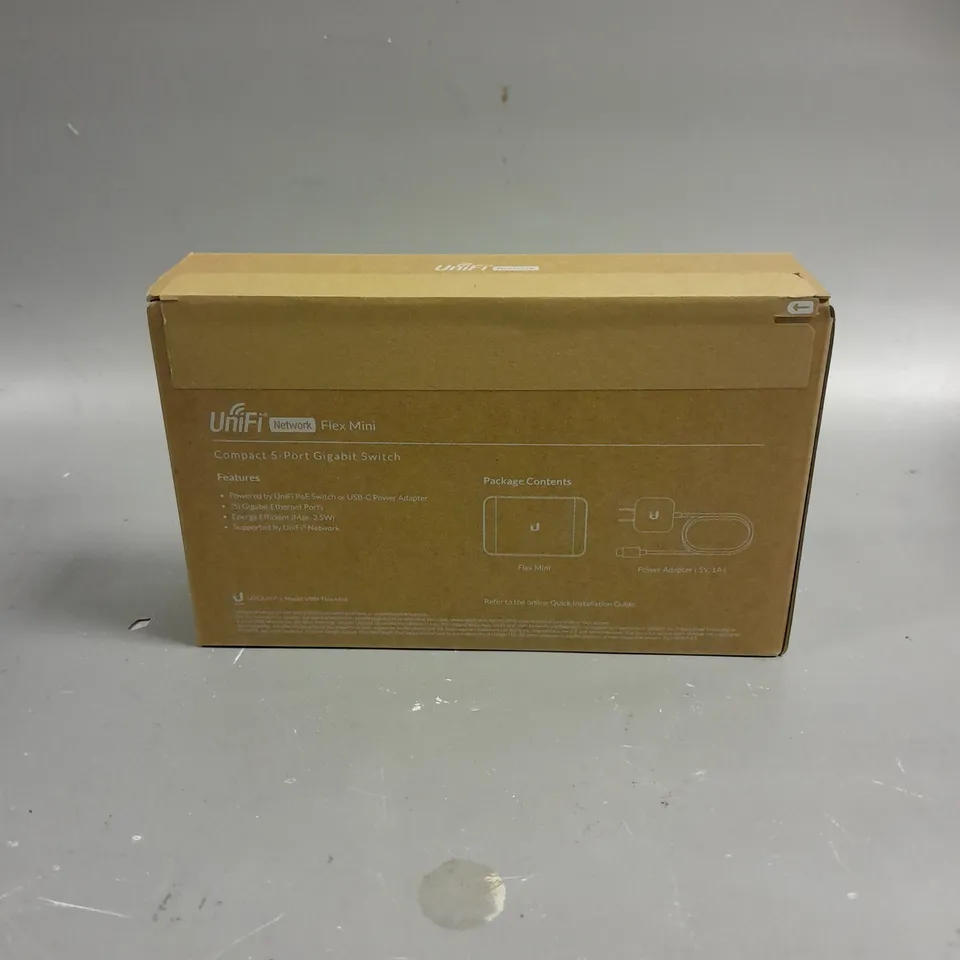 BOXED SEALED UNIFI FLEX MINI COMPACT 5-PORT GIGABIT SWITCH 