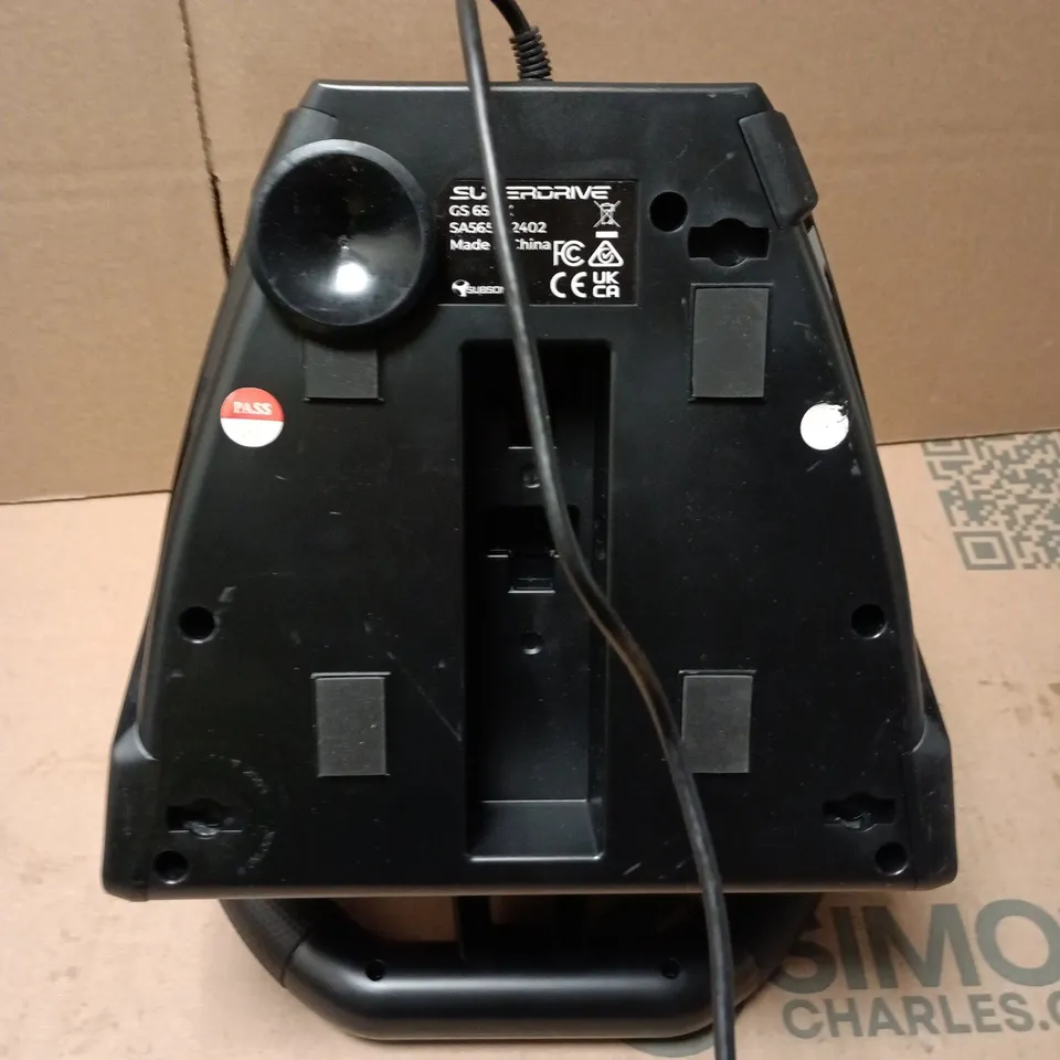 UNBOXED SUPERDRIVE USB GAMING STEERING WHEEL - GS 650-X