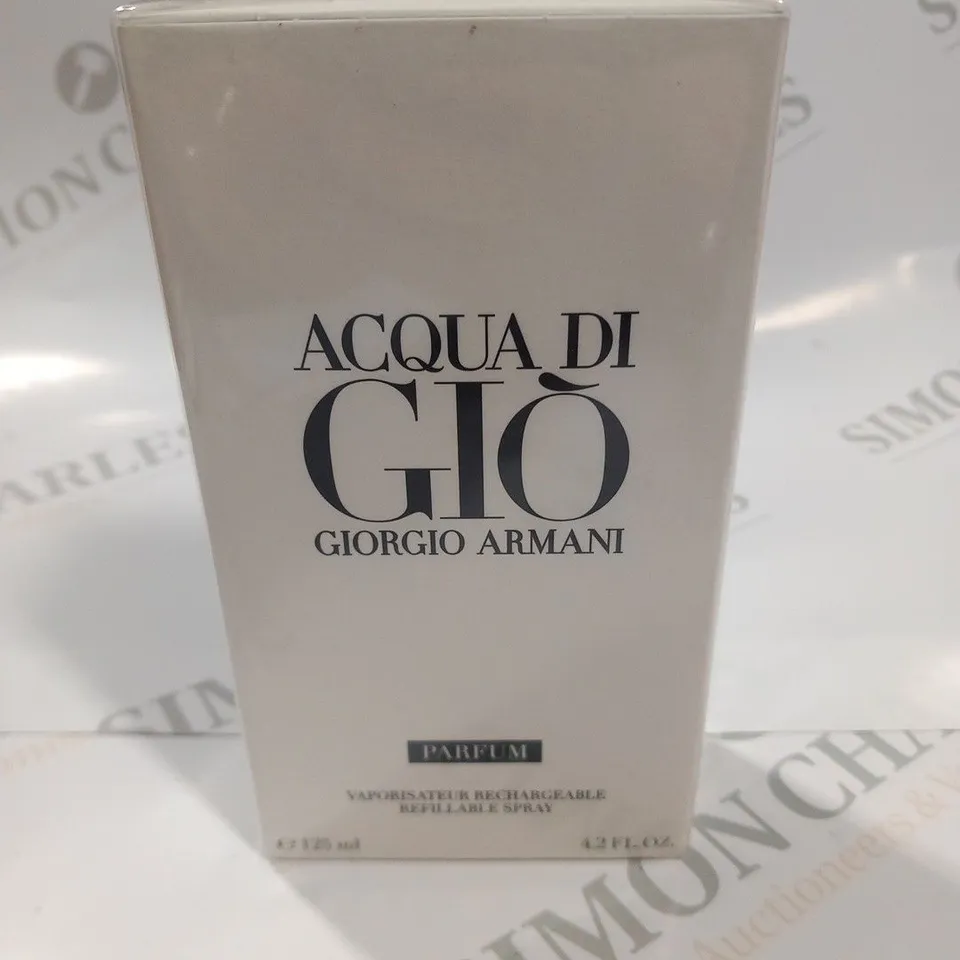 BOXED AND SEALED GIORGIO ARMANI ACQUA DI GIO PARFUM 125ML