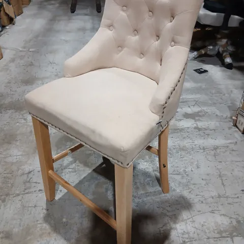 WARWICK BAR STOOL IN CREAM  - COLLECTION ONLY 