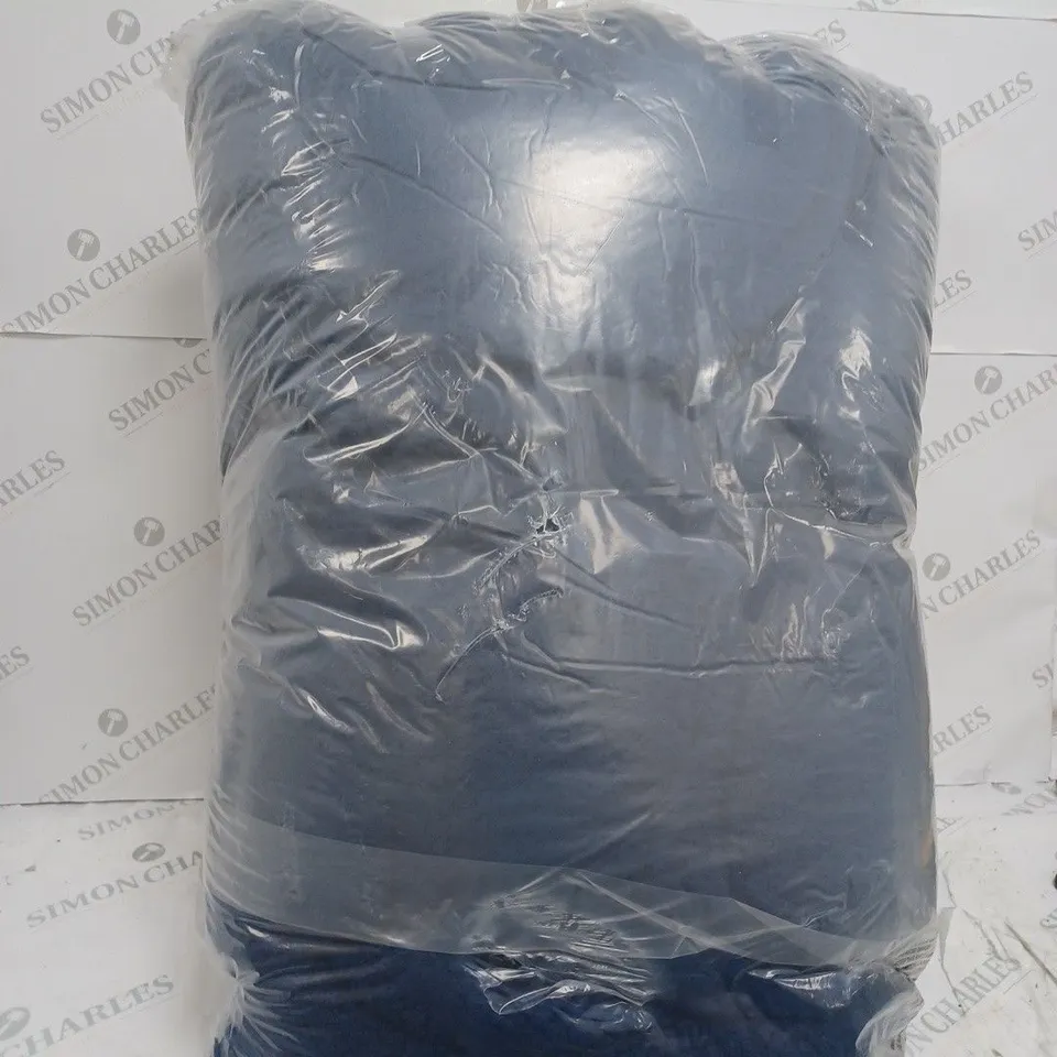 COZEE HOME FLEECE AND SHERPA 4 PIECE DUVET SET NAVY KING