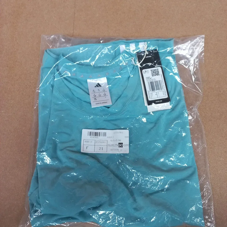 ADIDAS TURQUOISE T-SHIRT – WITH TAGS SIZE M 12-14