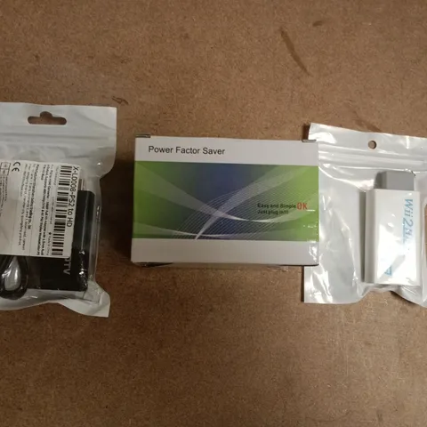 APPROXIMATELY 10 ASSORTED ELECTRICAL ITEMS TO INCLUDE POWER FACTOR SAVER, ETC