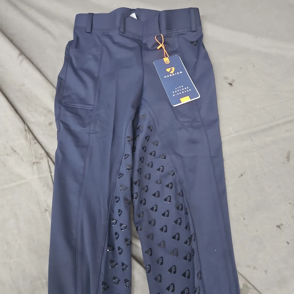 AUBRION ALBION RIDING TIGHTS – LADIES, NAVY, SMALL