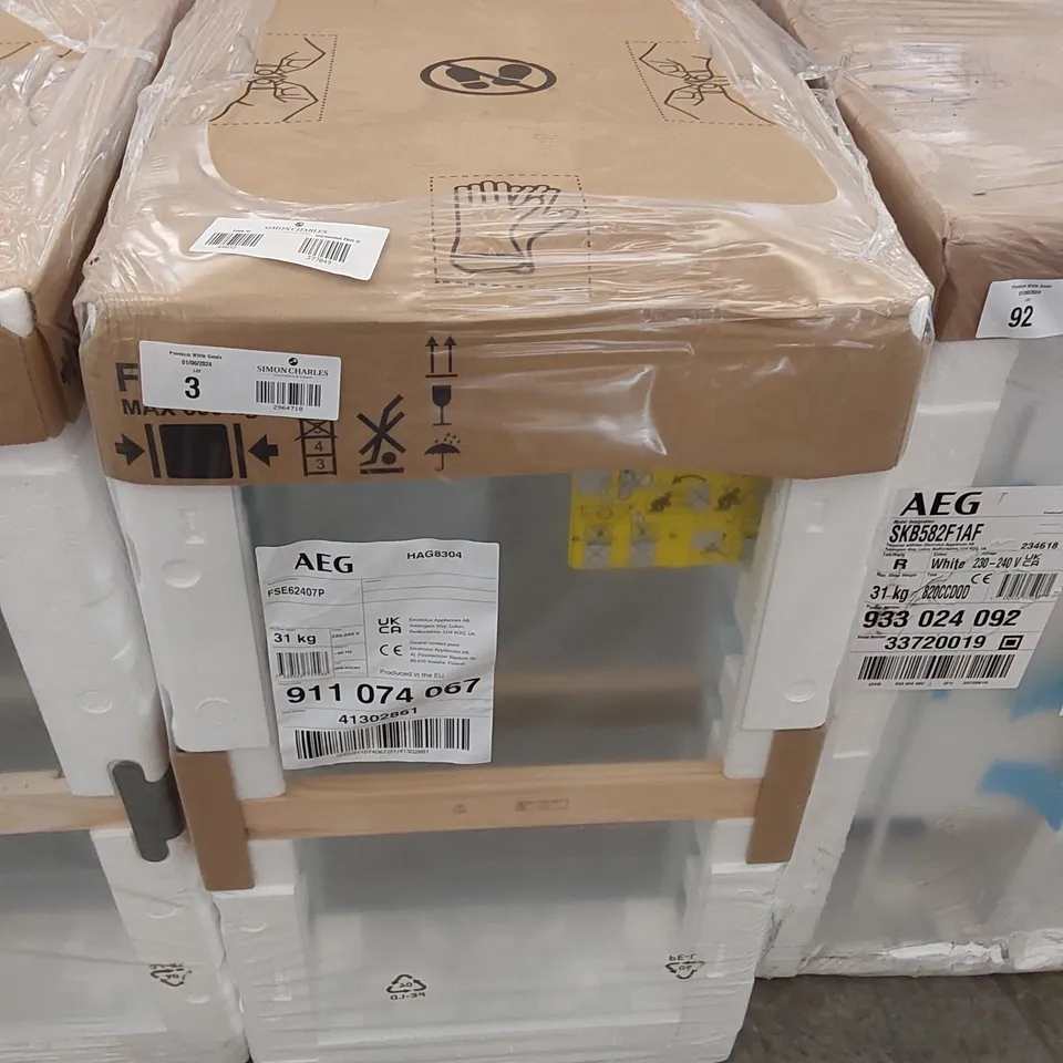 AEG 6000 SATALLITE CLEAN INTEGRATED SLIMLINE 9 PLACE DISHWASHER Model FSE62407P RRP £500