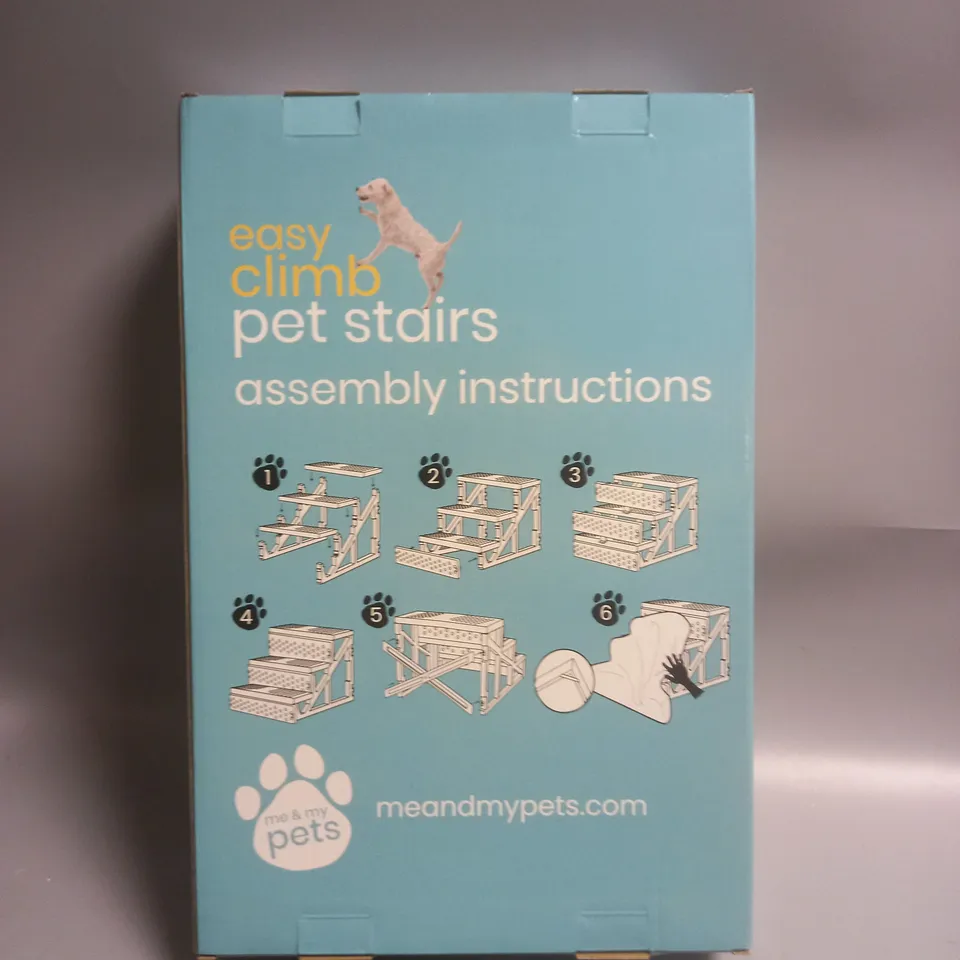 BOXED EASY CLIMB PET STAIRS 