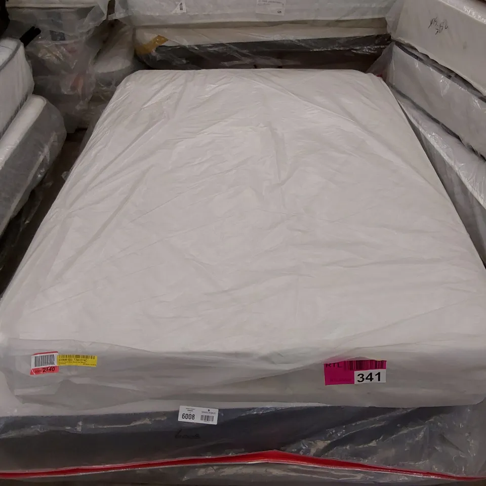 QUALITY BAGGED 4'6" DOUBLE SERENITY HYBRID COIL AND MEMORY FOAM MATTRESS