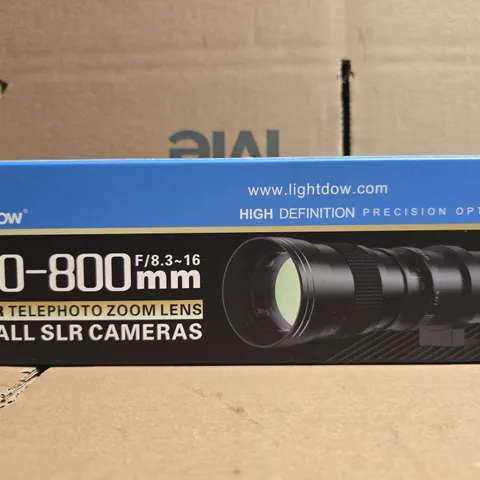 LIGHTDOW 420-800MM F/8.3-16 SUPER TELEPHOTO ZOOM LENS FOR ALL SLR CAMERAS