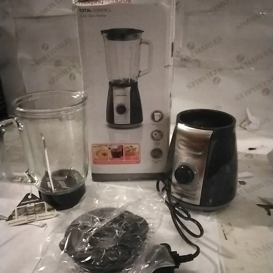 BOXED MORPHY RICHARDS GLASS TABLE BLENDER 