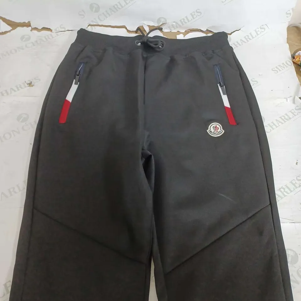 MONCLER TRACKSUIT PANTS IN BLACK - MEDIUM