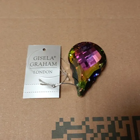 LOT OF 24 AS NEW GISELLA GRAHAM PEARLESCENT DROP HANGING TREE DECORATIONS