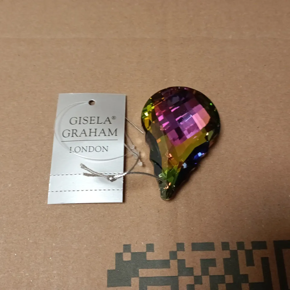 LOT OF 24 AS NEW GISELLA GRAHAM PEARLESCENT DROP HANGING TREE DECORATIONS