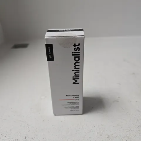 MINAMIST NONAPEPTIDE + AHA SKIN SERUM – BOXED